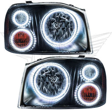 Load image into Gallery viewer, Oracle Nissan Frontier 01-04 LED Halo Kit - Triple - White - Side View