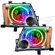 Load image into Gallery viewer, Oracle Nissan Xterra 05-14 Halo Kit - ColorSHIFT w/ Simple Controller - Side View