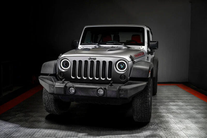 Oracle Oculus 7in Bi-LED Projector Headlights for Jeep Wrangler JK - 6000K - Additional View 5