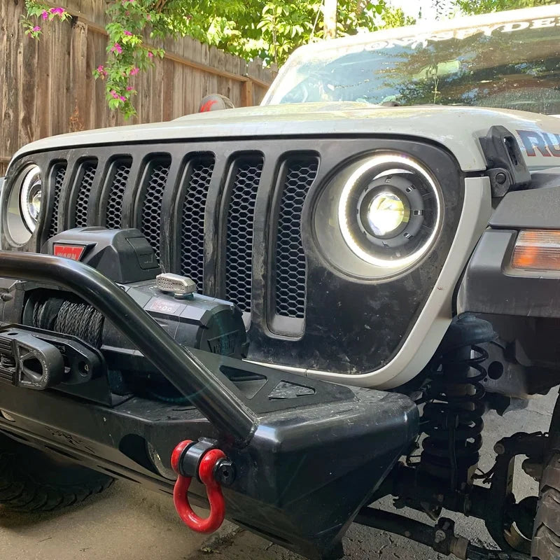 Oracle Oculus Bi-LED Projector Headlights for Jeep JL/Gladiator JT - Matte Blk - 5500K - Additional View 7