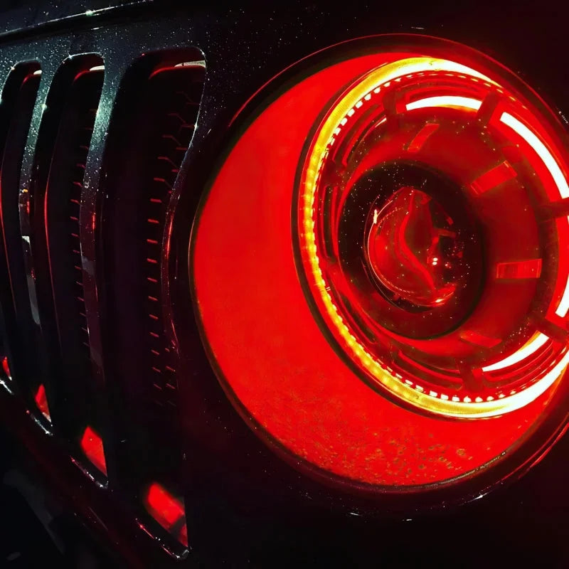 Oracle Oculus Bi-LED Projector Headlights for Jeep JL/Gladiator JT - w/ Simple Cntrl - Side View