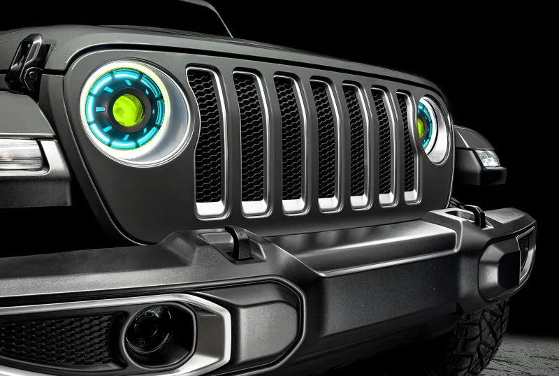 Oracle Oculus Bi-LED Projector Headlights for Jeep JL/Gladiator JT - w/o Controller - Back View