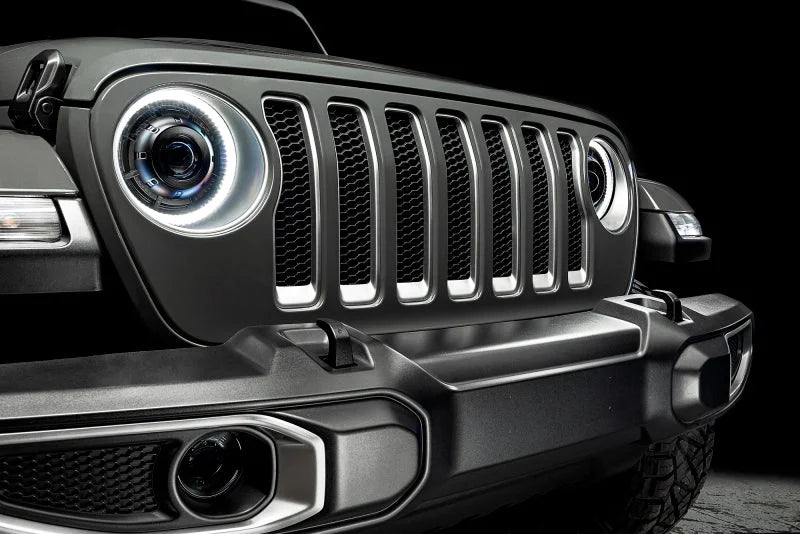 Oracle Oculus Bi-LED Projector Headlights for Jeep JL/Gladiator JT Satin Silver 5500K - Additional View 14