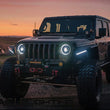 Load image into Gallery viewer, Oracle Oculus Bi-LED Projector Headlights for Jeep JL/Gladiator JT Satin Silver 5500K - Additional View 16