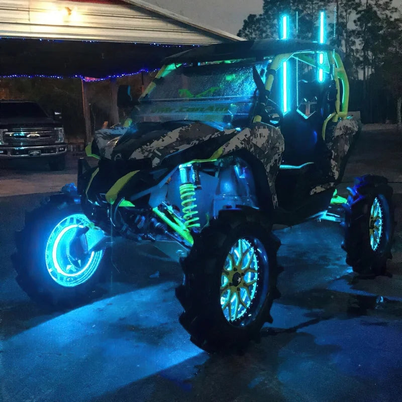 Oracle Off-Road 4ft LED Whip - ColorSHIFT - Additional View 5