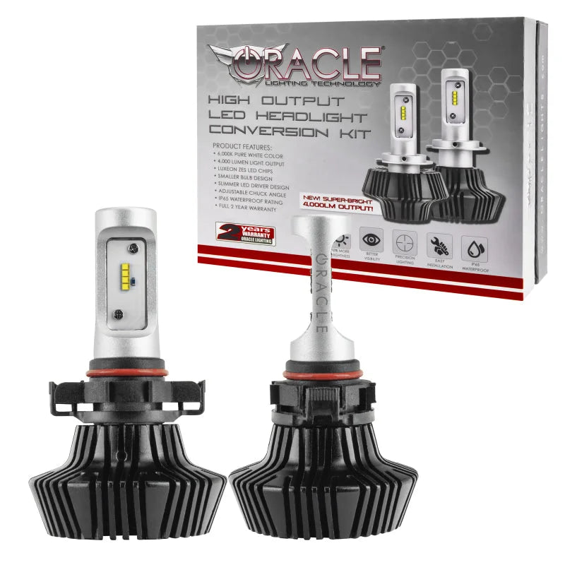 Oracle PSX24w/ 2504 4000 Lumen LED Headlight Bulbs (Pair) - 6000K - Main Product View