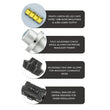 Load image into Gallery viewer, Oracle PSX24w/ 2504 4000 Lumen LED Headlight Bulbs (Pair) - 6000K - Back View