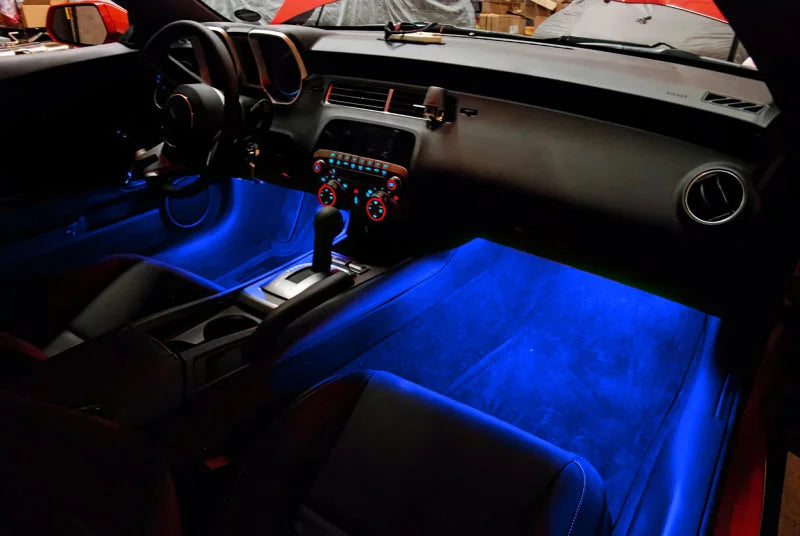 Oracle Pair 15in LED Strips Retail Pack - Blue - Side View