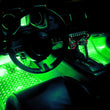 Load image into Gallery viewer, Oracle Pair 15in LED Strips Retail Pack - Green - Side View