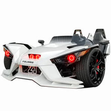 Load image into Gallery viewer, Oracle Polaris Slingshot 15-16 LED Halo Kit - White - Back View