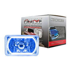 Load image into Gallery viewer, Oracle Pre-Installed Lights 4x6 IN. Sealed Beam - Blue Halo - Main Product View