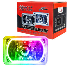 Load image into Gallery viewer, Oracle Pre-Installed Lights 4x6 IN. Sealed Beam - ColorSHIFT Halo - Additional View 6
