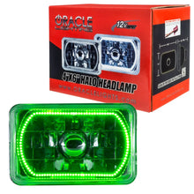 Load image into Gallery viewer, Oracle Pre-Installed Lights 4x6 IN. Sealed Beam - Green Halo - Side View
