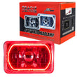 Load image into Gallery viewer, Oracle Pre-Installed Lights 4x6 IN. Sealed Beam - Red Halo - Side View