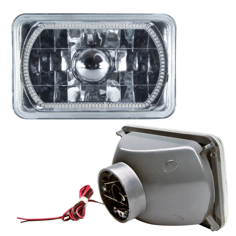 Oracle Pre-Installed Lights 4x6 IN. Sealed Beam - Red Halo - Additional View 6