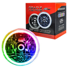 Load image into Gallery viewer, Oracle Pre-Installed Lights 5.75 IN. Sealed Beam - ColorSHIFT Halo - Installation View