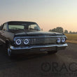 Load image into Gallery viewer, Oracle Pre-Installed Lights 5.75 IN. Sealed Beam - ColorSHIFT Halo - Additional View 6