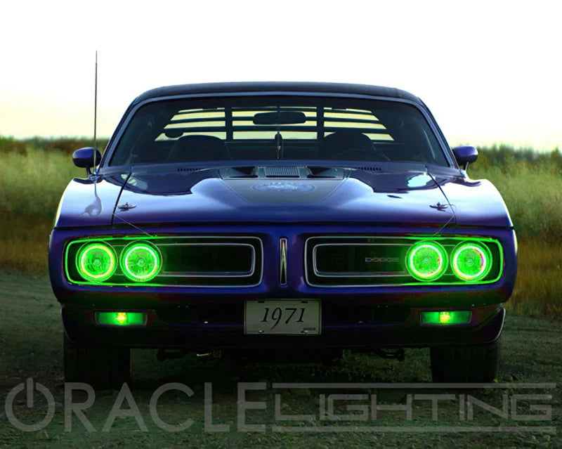 Oracle Pre-Installed Lights 5.75 IN. Sealed Beam - ColorSHIFT Halo - Additional View 7