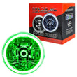 Load image into Gallery viewer, Oracle Pre-Installed Lights 5.75 IN. Sealed Beam - Green Halo - Side View
