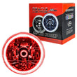 Load image into Gallery viewer, Oracle Pre-Installed Lights 5.75 IN. Sealed Beam - Red Halo - Installation View
