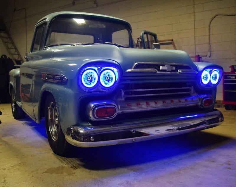 Oracle Pre-Installed Lights 5.75 IN. Sealed Beam - Red Halo - Additional View 11