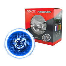 Load image into Gallery viewer, Oracle Pre-Installed Lights 7 IN. Sealed Beam - Blue Halo - Main Product View