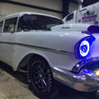 Load image into Gallery viewer, Oracle Pre-Installed Lights 7 IN. Sealed Beam - Blue Halo - Additional View 7