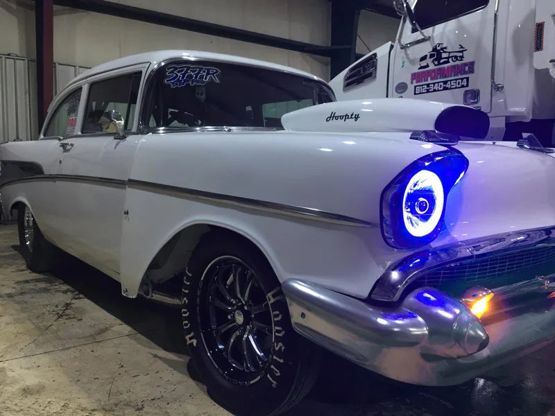 Oracle Pre-Installed Lights 7 IN. Sealed Beam - Blue Halo - Additional View 7