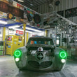 Load image into Gallery viewer, Oracle Pre-Installed Lights 7 IN. Sealed Beam - Blue Halo - Additional View 9