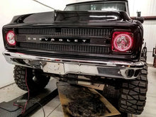 Load image into Gallery viewer, Oracle Pre-Installed Lights 7 IN. Sealed Beam - Red Halo - Back View