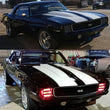 Load image into Gallery viewer, Oracle Pre-Installed Lights 7 IN. Sealed Beam - Red Halo - Additional View 5