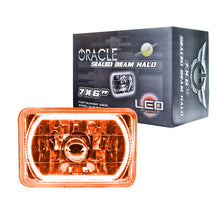 Load image into Gallery viewer, Oracle Pre-Installed Lights 7x6 IN. Sealed Beam - Amber Halo - Main Product View