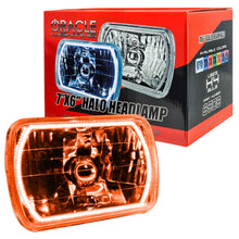 Load image into Gallery viewer, Oracle Pre-Installed Lights 7x6 IN. Sealed Beam - Amber Halo - Side View