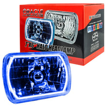Load image into Gallery viewer, Oracle Pre-Installed Lights 7x6 IN. Sealed Beam - Blue Halo - Side View
