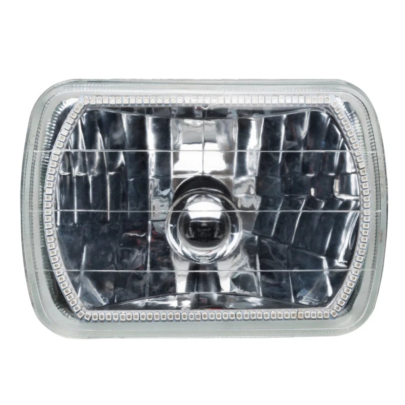 Oracle Pre-Installed Lights 7x6 IN. Sealed Beam - ColorSHIFT Halo - Side View