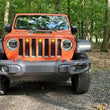 Load image into Gallery viewer, Oracle Pre-Runner Style LED Grille Kit for Jeep Gladiator JT - Amber - Side View