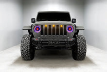 Load image into Gallery viewer, Oracle Pre-Runner Style LED Grille Kit for Jeep Gladiator JT - Amber - Installation View