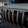 Load image into Gallery viewer, Oracle Pre-Runner Style LED Grille Kit for Jeep Gladiator JT - White - Installation View