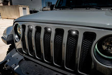 Load image into Gallery viewer, Oracle Pre-Runner Style LED Grille Kit for Jeep Gladiator JT - White - Installation View