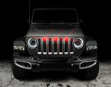 Load image into Gallery viewer, Oracle Pre-Runner Style LED Grille Kit for Jeep Gladiator JT - Red - Side View