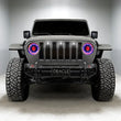 Load image into Gallery viewer, Oracle Pre-Runner Style LED Grille Kit for Jeep Wrangler JL - White - Back View