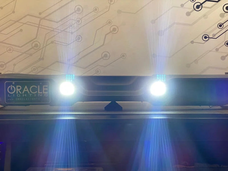 Oracle Rear Bumper LED Reverse Lights for Jeep Wrangler JL - 6000K - Installation View