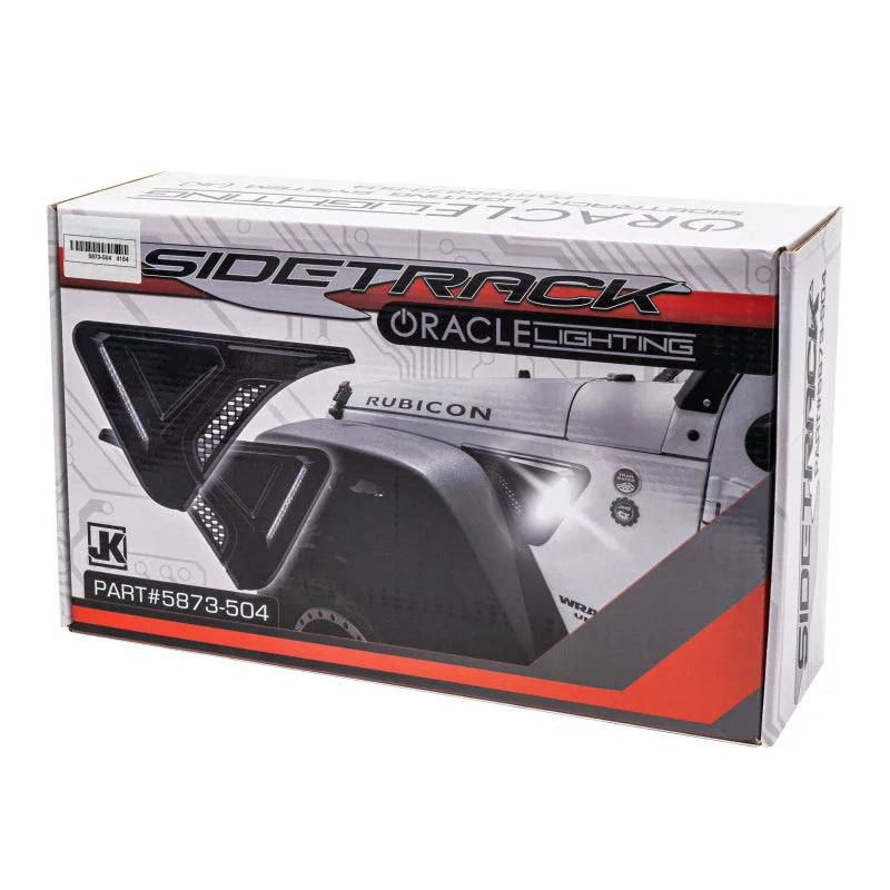 Oracle Sidetrack LED System For Jeep Wrangler JK - Back View