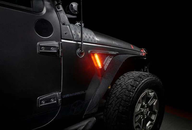 Oracle Sidetrack LED System For Jeep Wrangler JK - Installation View