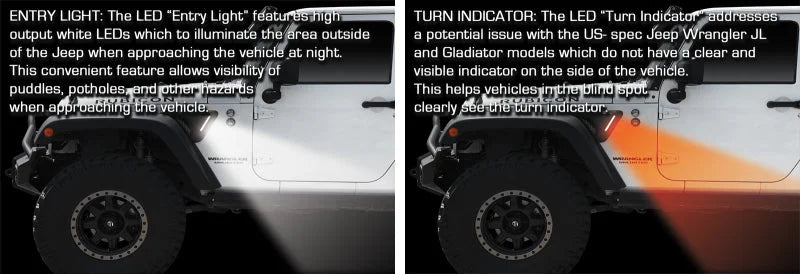 Oracle Sidetrack LED System For Jeep Wrangler JK - Additional View 11