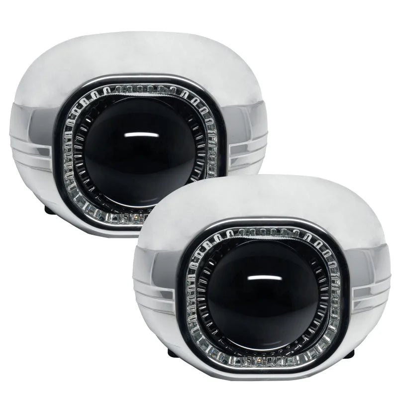Oracle Square D2S Projectors (Pair) - Back View