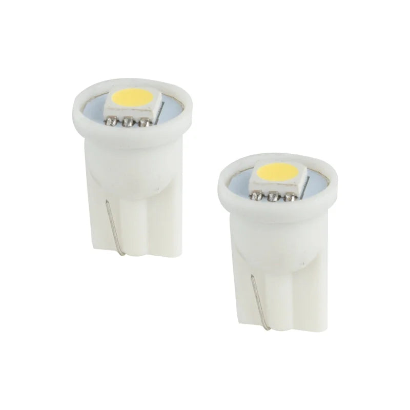 Oracle T10 1 LED 3-Chip SMD Bulbs (Pair) - Cool White - Back View