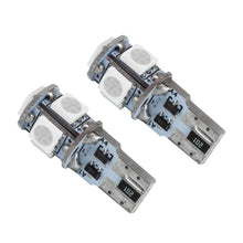 Load image into Gallery viewer, Oracle T10 5 LED 3 Chip SMD Bulbs (Pair) - Aqua - Main Product View