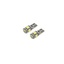 Load image into Gallery viewer, Oracle T10 5 LED 3 Chip SMD Bulbs (Pair) - Blue - Main Product View