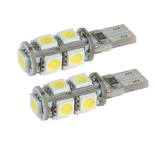 Load image into Gallery viewer, Oracle T10 9 LED 3 Chip SMD Bulbs (Pair) - Cool White - Side View